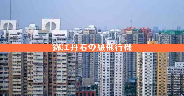 錦江丹石の紙飛行機