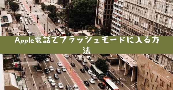 Apple電話でフラッシュモードに入る方法