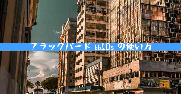 ブラックバード bb10s の使い方