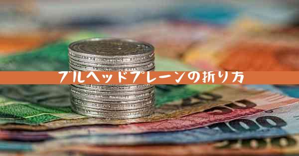 ブルヘッドプレーンの折り方