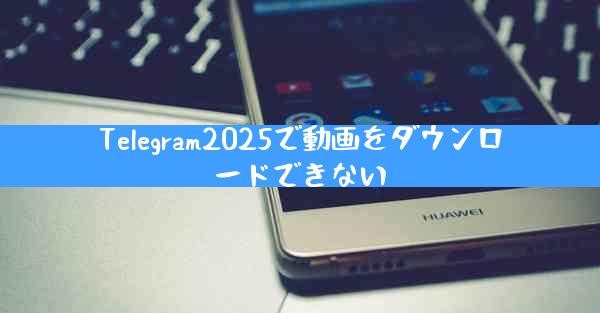Telegram2025で動画をダウンロードできない